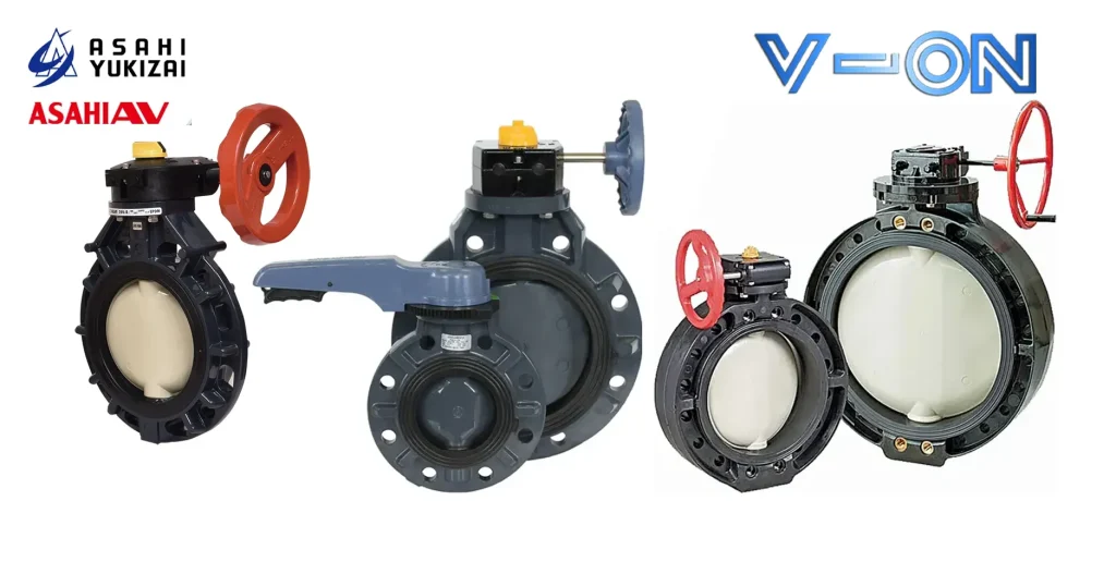 Van bướm nhựa Asahi Nhật Bản