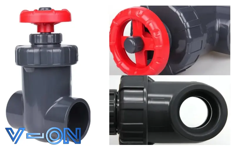 Van cổng nhựa PVC