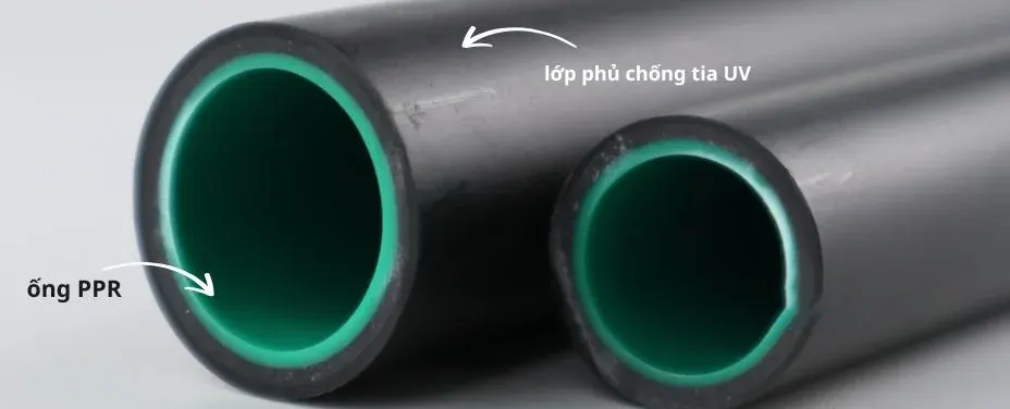 Cấu tạo của ống GS PPR nước nóng lạnh ngoài trời