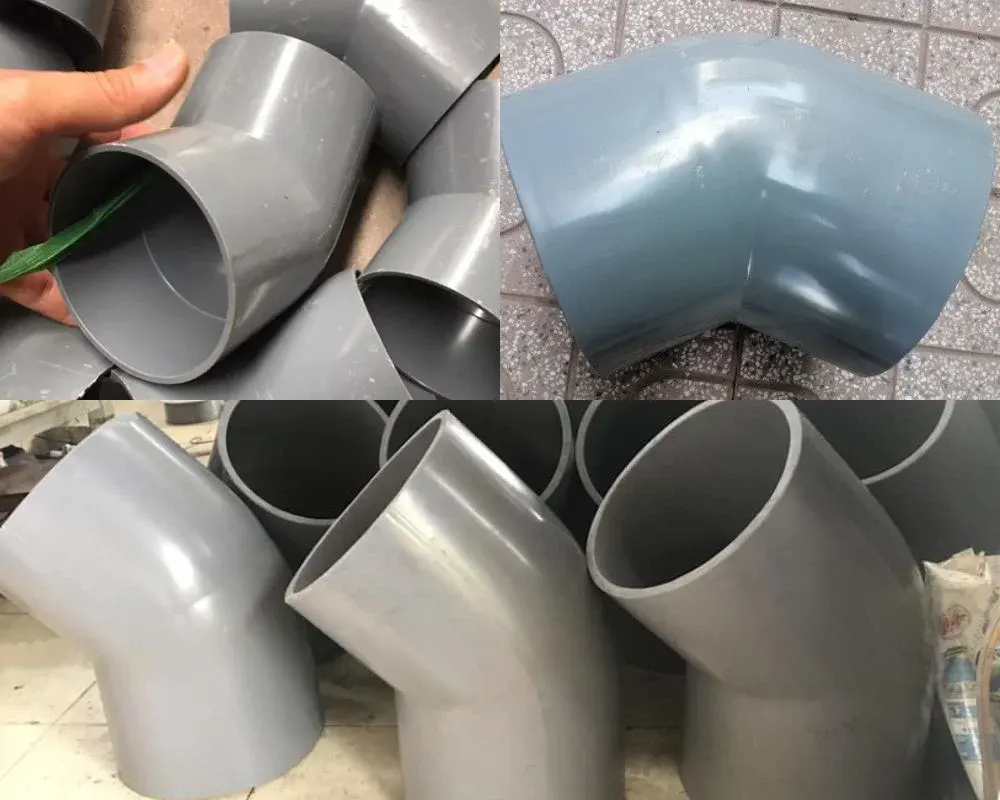 Chếch 45 độ PVC có ảnh hưởng đến áp lực dòng chảy