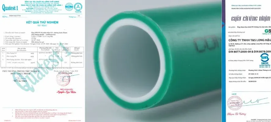  Ống GS PPR kháng khuẩn nước lạnh 2 lớp