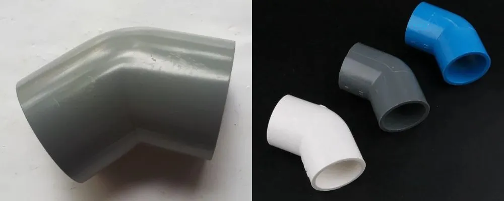 Cút 45 độ PVC có màu gì