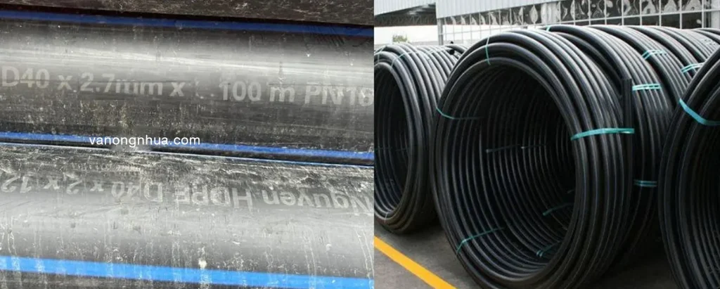 Đặc điểm kỹ thuật của ống nhựa HDPE D40