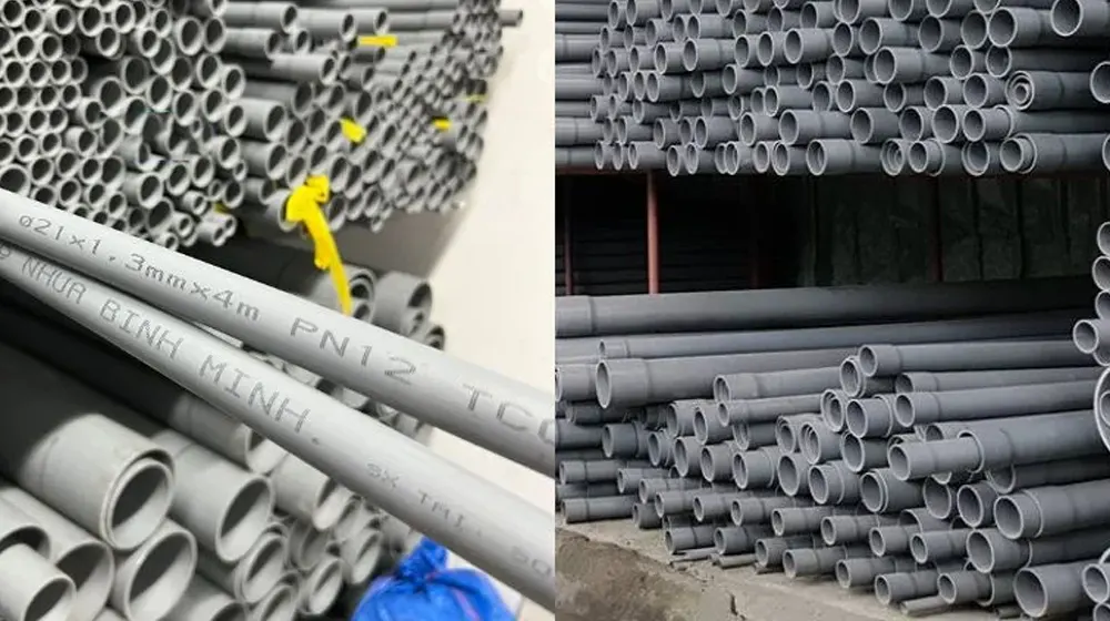 Kho ống nhựa PVC V-ON