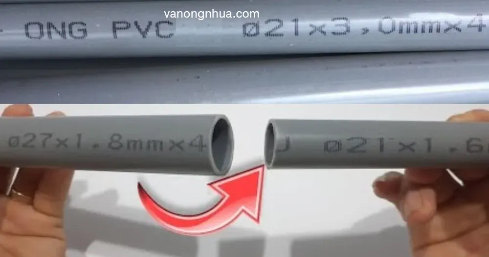 Nên chọn ống nhựa PVC 21