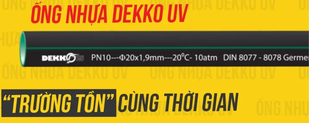 Ống chống tia cực tím Dekko PN10