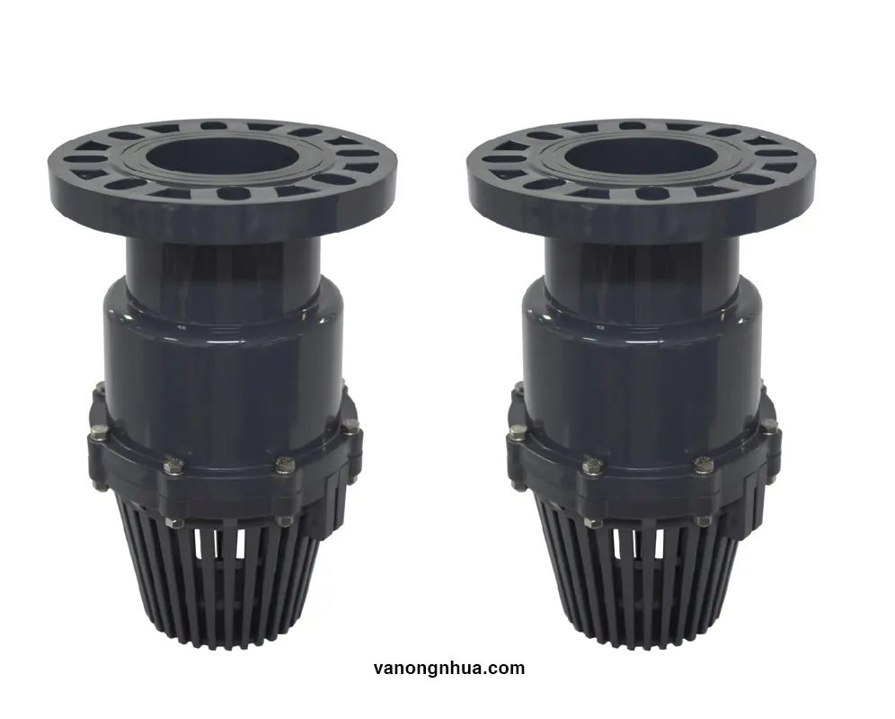 Rọ bơm nhựa rắc co mặt bích UPVC