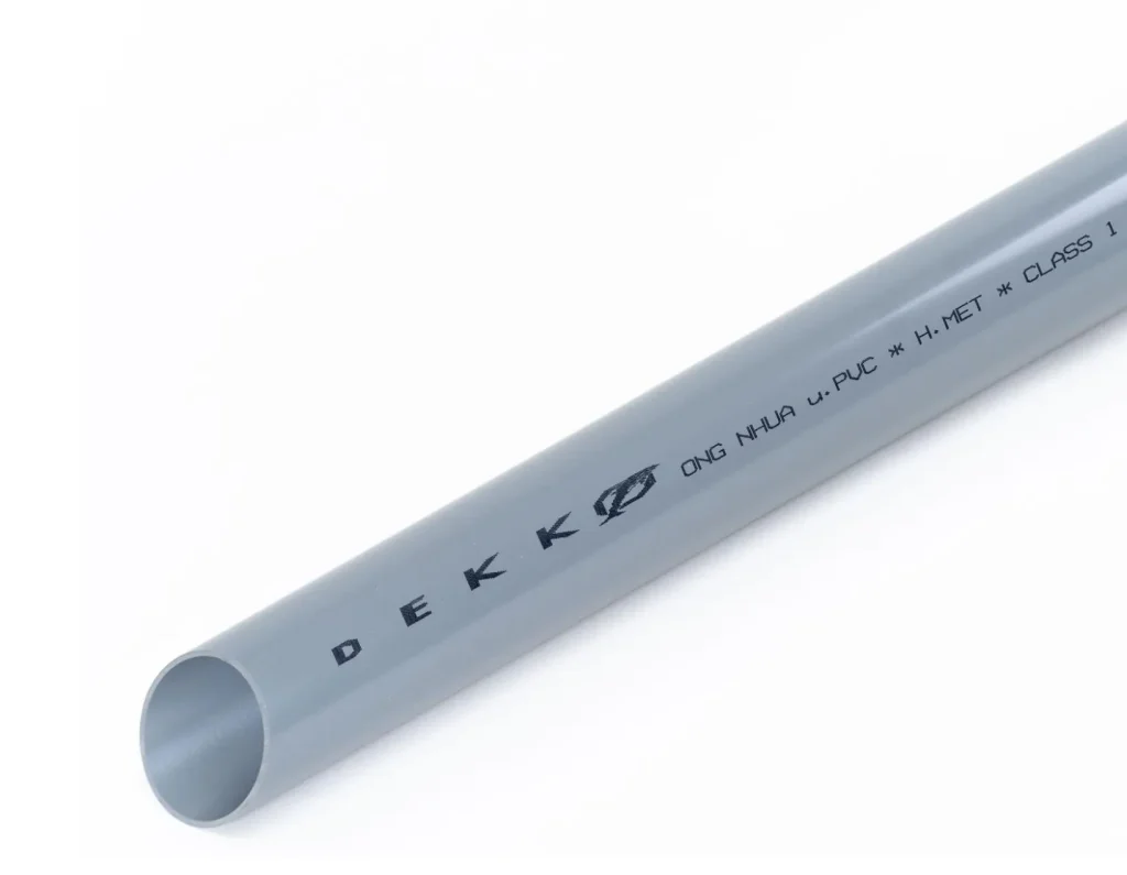 Tiêu chuẩn ống uPVC Dekko hệ mét C = 2.5