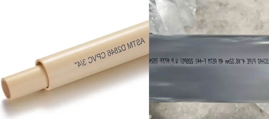 Tiêu chuẩn sản xuất ống nhựa cPVC Sch40