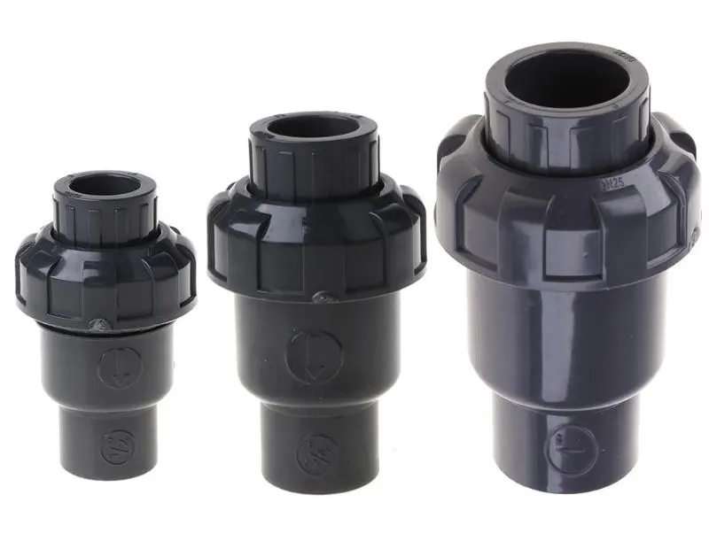 Van 1 chiều nhựa dạng bi 1 rắc co UPVC