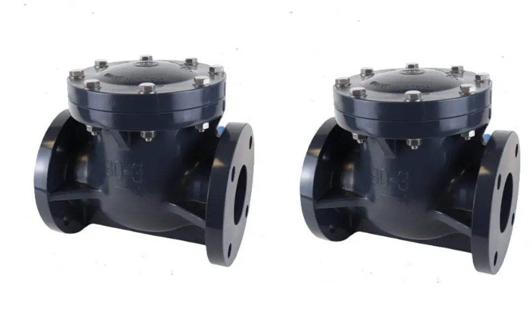 Van 1 chiều nhựa lá lật 90 độ UPVC