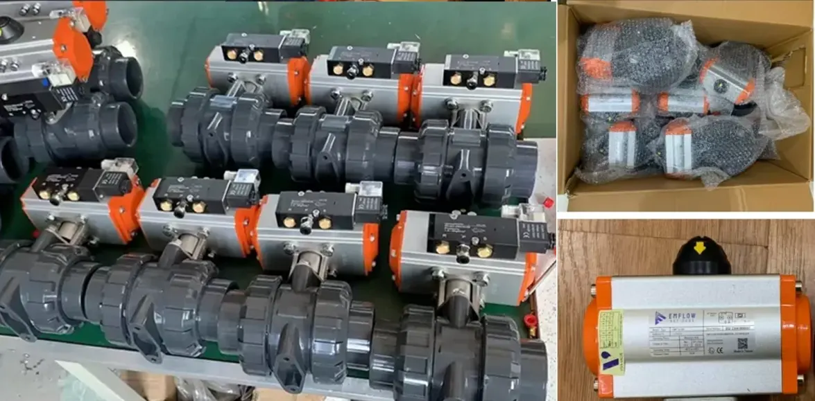 Van bi nhựa điều khiển khí nén