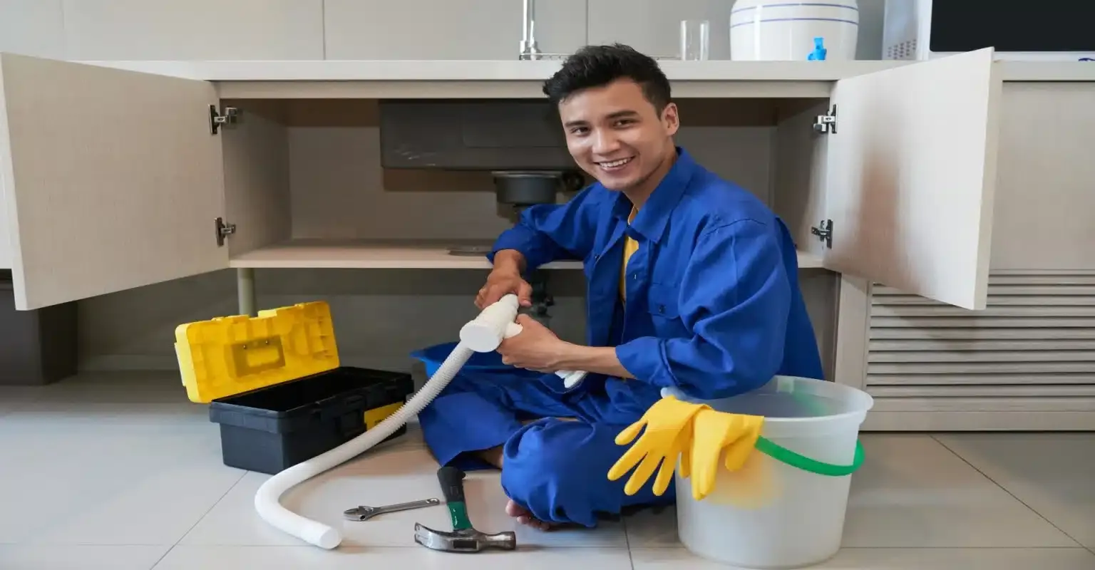 Đối với vết nứt, gãy lớn, ống âm tường hay ống nằm sâu dưới đất bạn nên gọi thợ sửa chuyên nghiệp