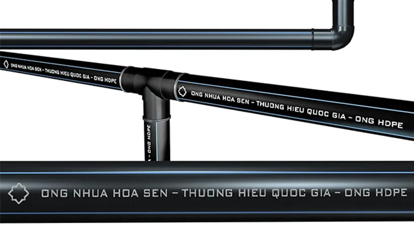 Hình ảnh ống nhựa HDPE Hoa Sen
