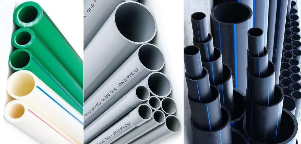 So sánh nhựa PPR – HDPE – PVC