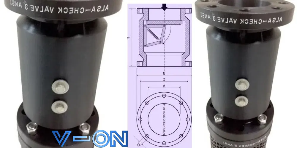 Cấu tạo của van 1 chiều HDPE