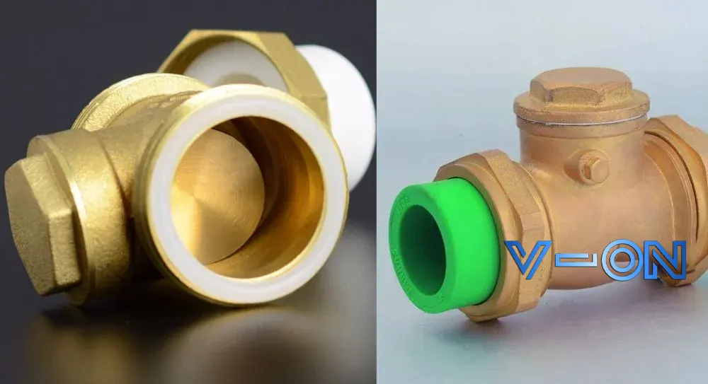 Kết nối của van 1 chiều PPR
