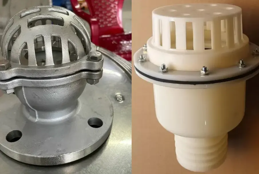 Rọ hút máy bơm dùng trong hệ thống hóa chất mạnh được không