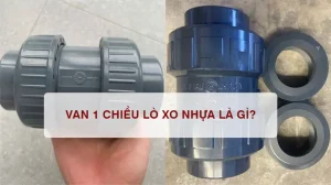Van một chiều lò xo nhựa
