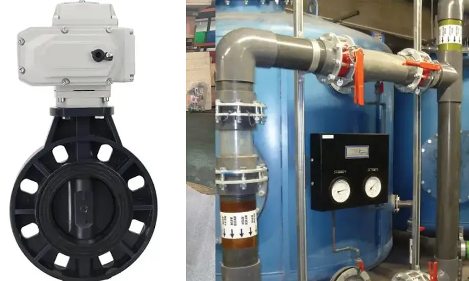 Các kiểu vận hành van bướm