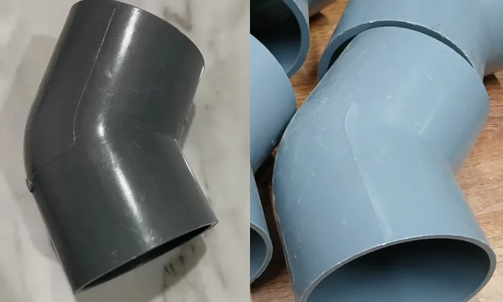 Chếch PVC 90 khác gì so với co PVC 90