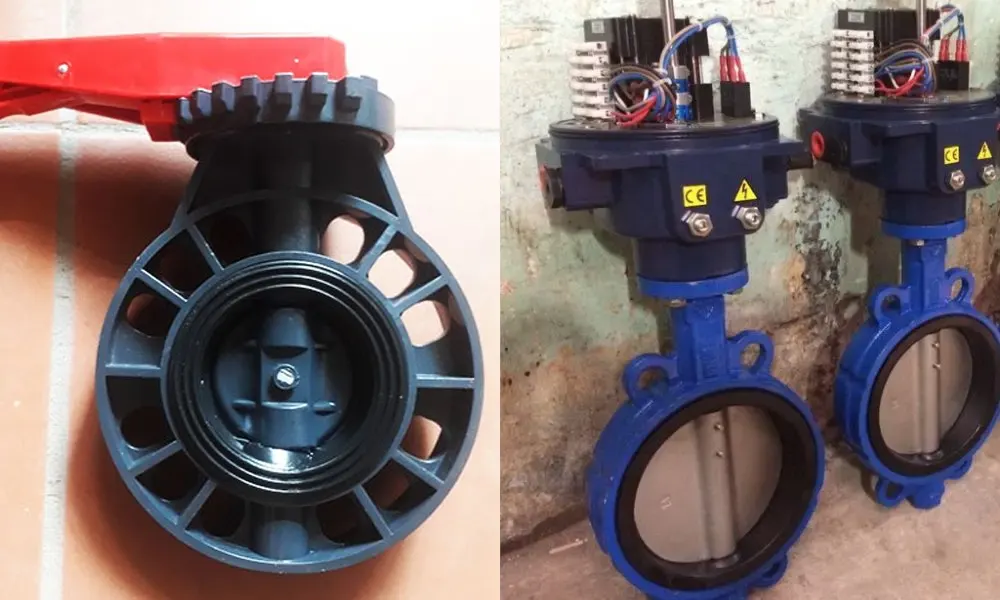 Lựa chọn kiểu vận hành cho van bướm DN250