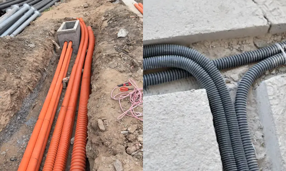 Lưu ý khi chôn ngầm ống nhựa xoắn HDPE 32 25