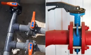 Các kiểu lắp đặt van bướm