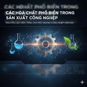 Các hóa chất phổ biến trong sản xuất công nghiệp