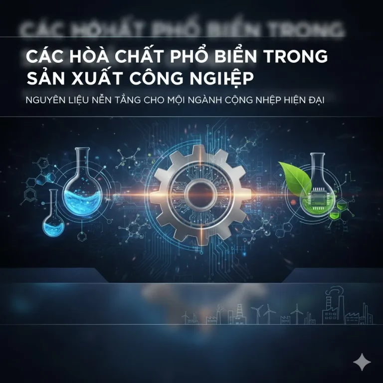 Các hóa chất phổ biến trong sản xuất công nghiệp