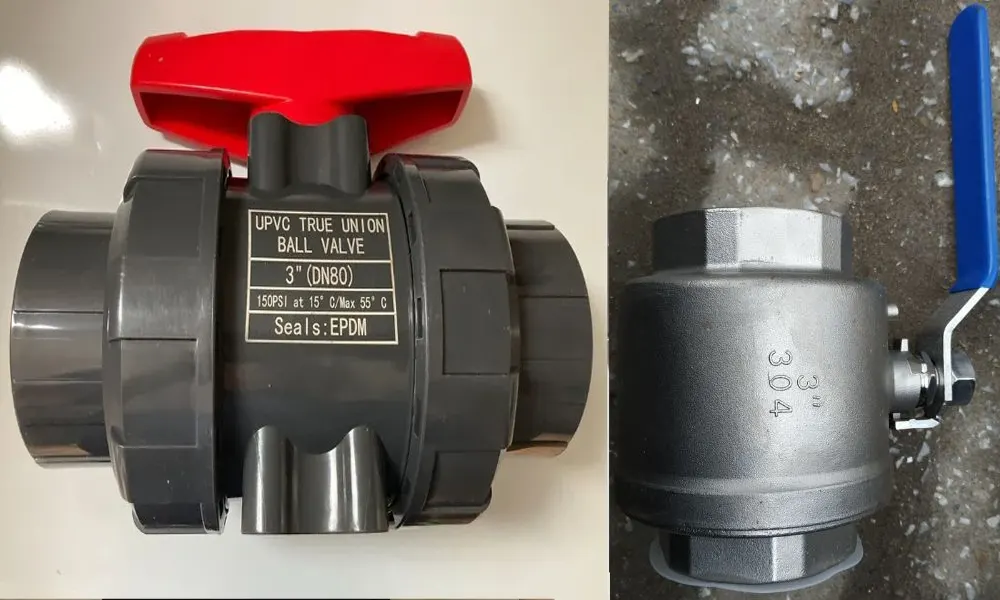 Các kiểu thiết kế thân van bi DN80