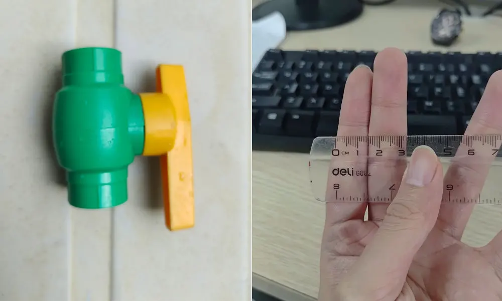 Cách hình dung về cỡ van 32 PPR