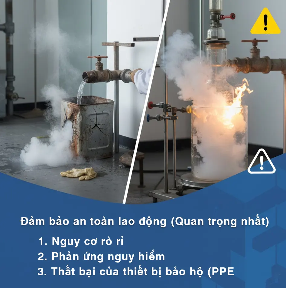 Đảm bảo an toàn lao động (Quan trọng nhất)