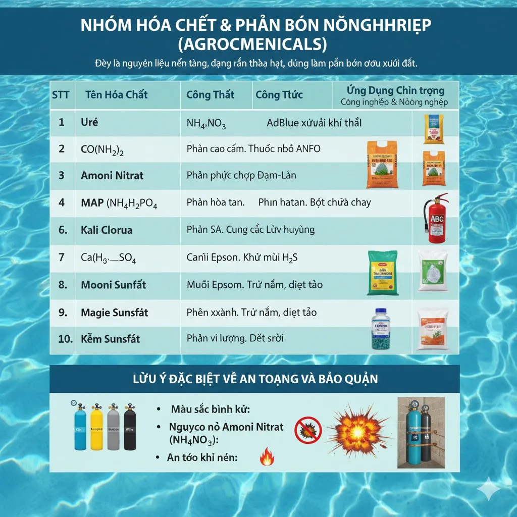 Nhóm Hóa Chất & Phân Bón Nông Nghiệp (Agrochemicals)
