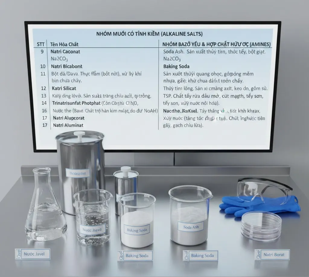 Nhóm Muối Có Tính Kiềm