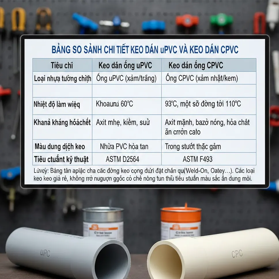 Ống uPVC và CPVC