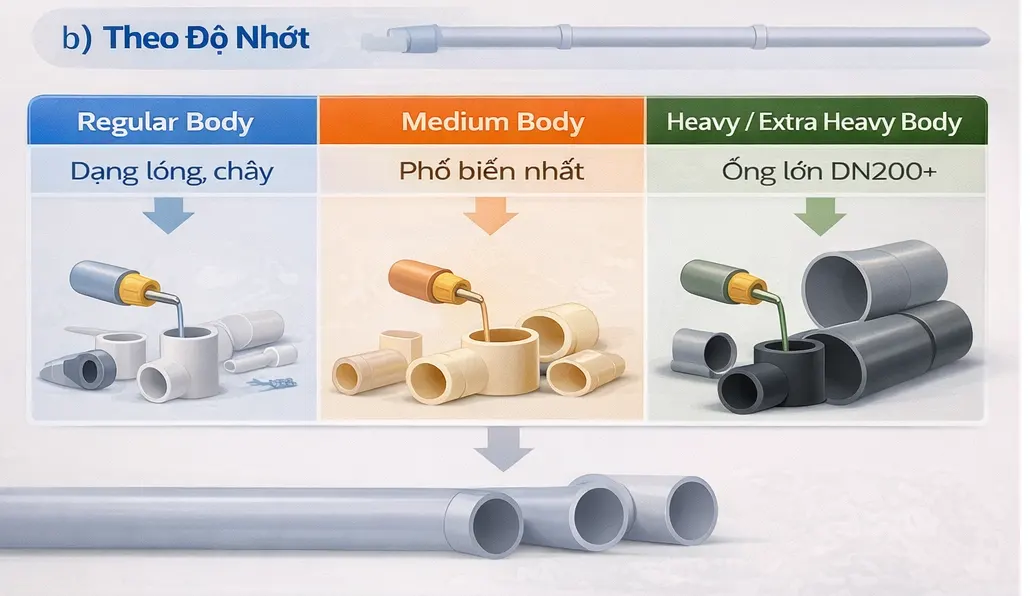 Phân loại theo độ nhớt (Viscosity)