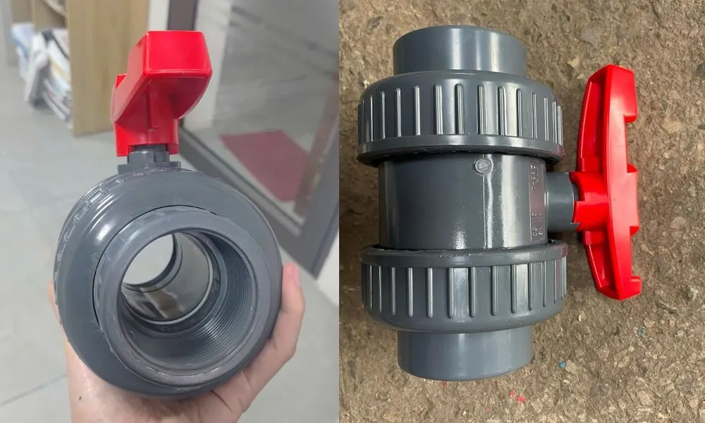 Van bi DN50 có thể cầm trên tay như thế nào