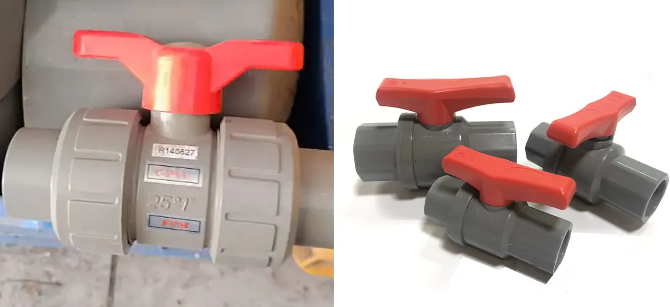 Vật liệu chế tạo van bi nhựa