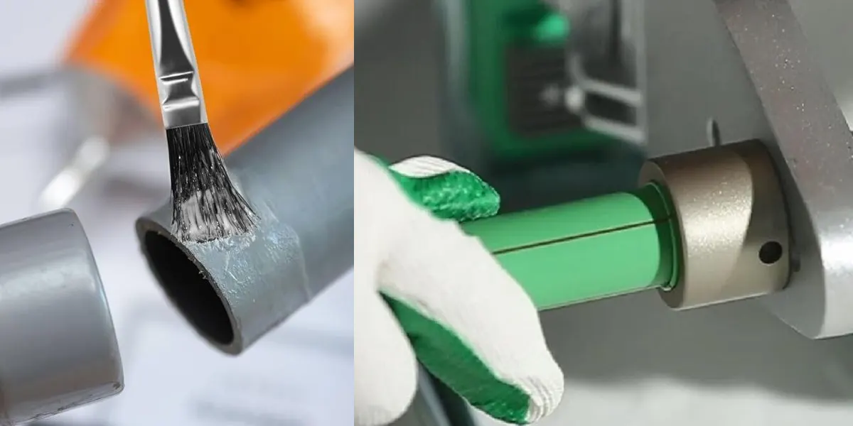 Cách tháo mối nối ống nhựa đã dán keo không cần cưa cắt bằng nhiệt