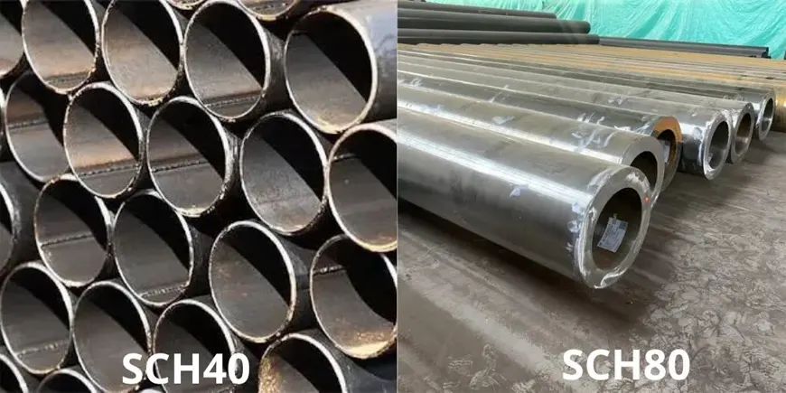 Hình ảnh ống nhựa SCH40 và SCH80