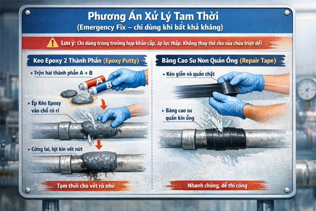 Phương án xử lý tạm thời (Emergency Fix – chỉ dùng khi bất khả kháng)