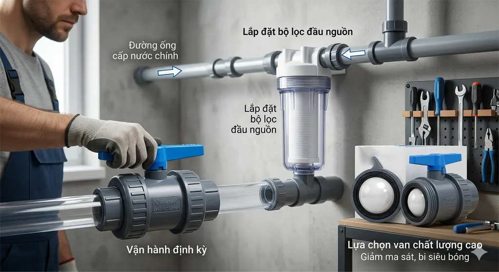 Giải pháp lâu dài để van bi nhựa luôn bền bỉ