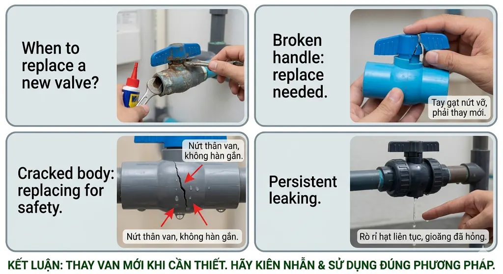 Khi nào nên thay van mới
