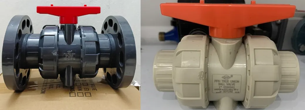 Vận Hành Thủ Công (Van Bi Nhựa Tay Gạt)