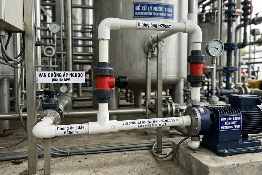 Van chống áp ngược