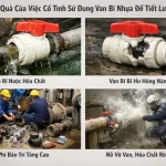 Hậu Quả Của Việc Cố Tình Sử Dụng Van Bi Nhựa Để Tiết Lưu