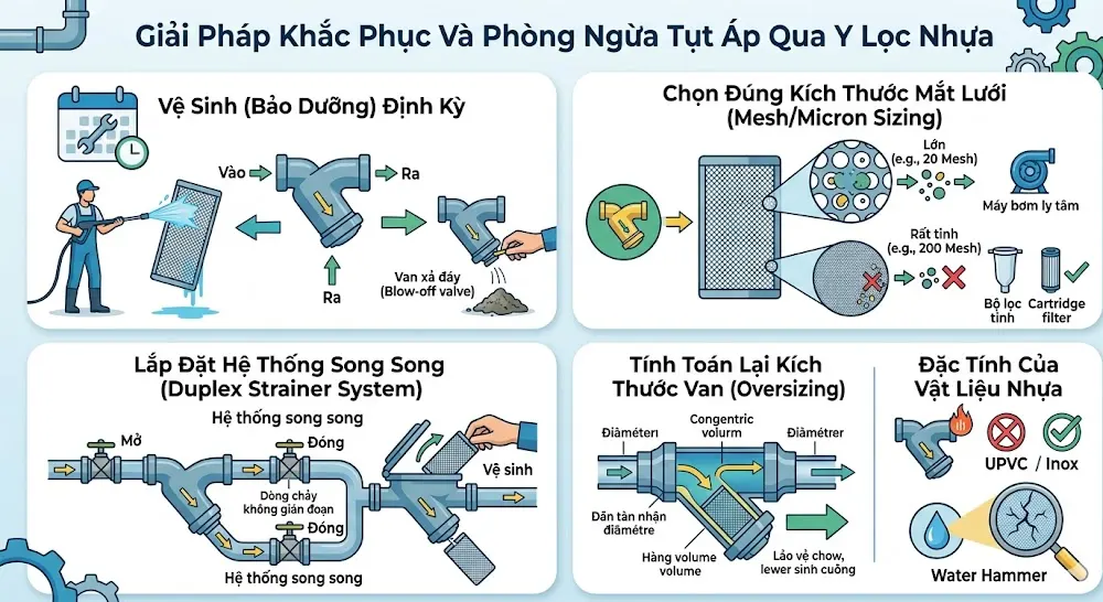 Giải Pháp Khắc Phục Và Phòng Ngừa Tụt Áp Qua Y Lọc Nhựa