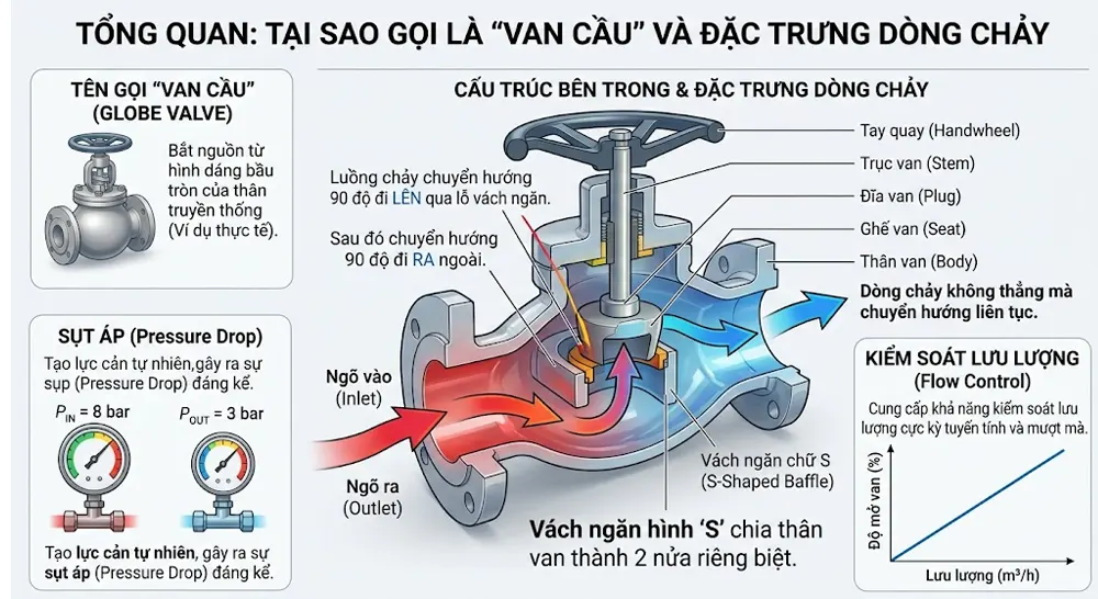Van cầu nhựa