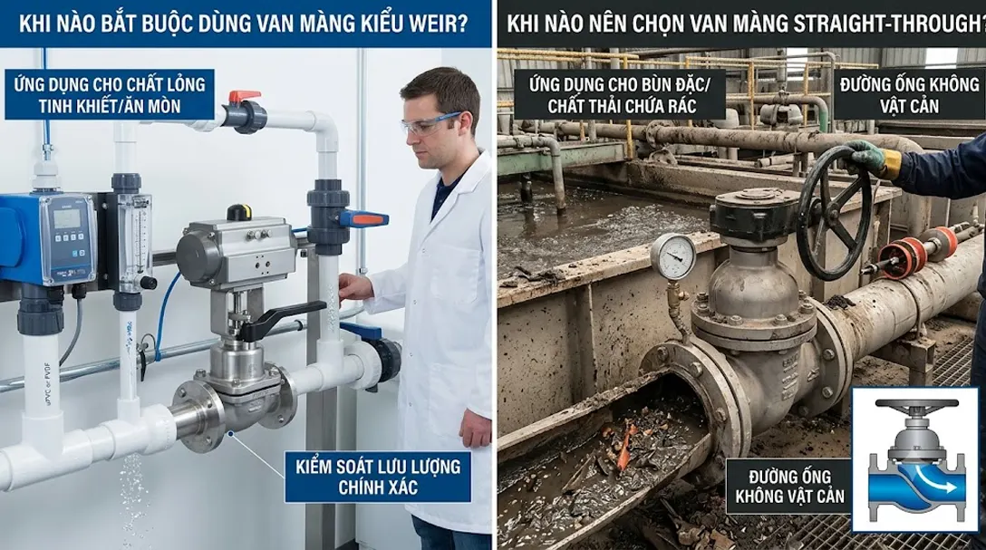 Chọn loại van nào cho hệ thống đường ống